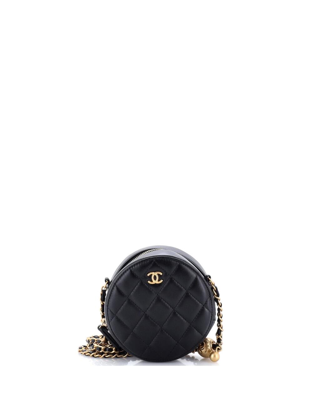 Chanel Pearl Crush Round Clutch With #371143C27B